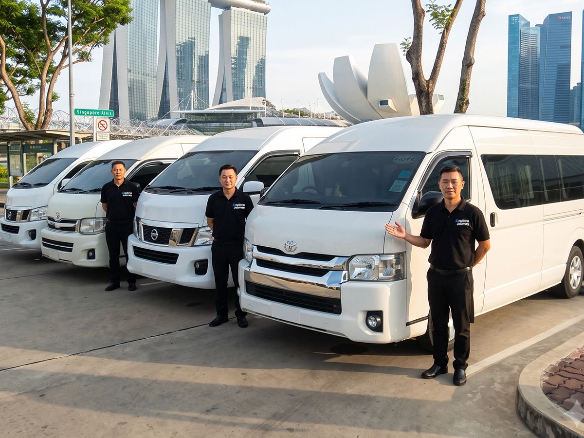 Private charter van with driver for Singapore to Malaysia transfers